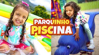 BRINCANDO NO PARQUINHO E PISCINA NAS FÉRIAS COM BELLA LISA  FAMÍLIA LISA  BELLA LISA SHOW