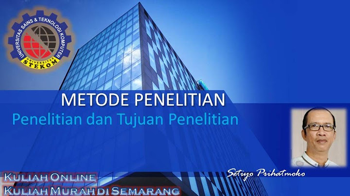 Mengapa harus ada penjelasan maksud dan tujuan penelitian jelaskan dan berikan contohnya