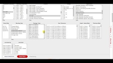 how to select capacitor on digikey | online components selection | electronics components selection