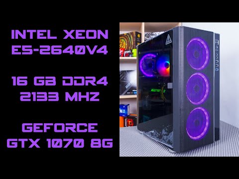Xeon E5 2640 v4 and GTX 1070 Gaming Test