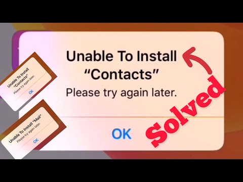 Unable To Install,apps Stuck On Installing,How To Unable To Install Apps On IOS14.2,14.3 IPhone IPad