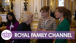 Queen Consort Camilla Hosts Star-Studded Reception for International Women's Day