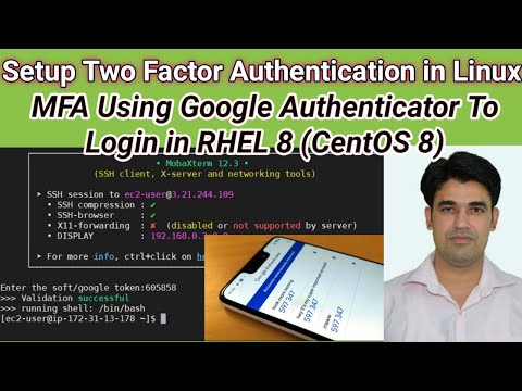 Setup Two Factor Authentication in Linux | Configure Multi-Factor Authentication in RHEL 8 (CentOS8)