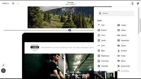 Moving and reformatting blocks elements on Squarespace websites