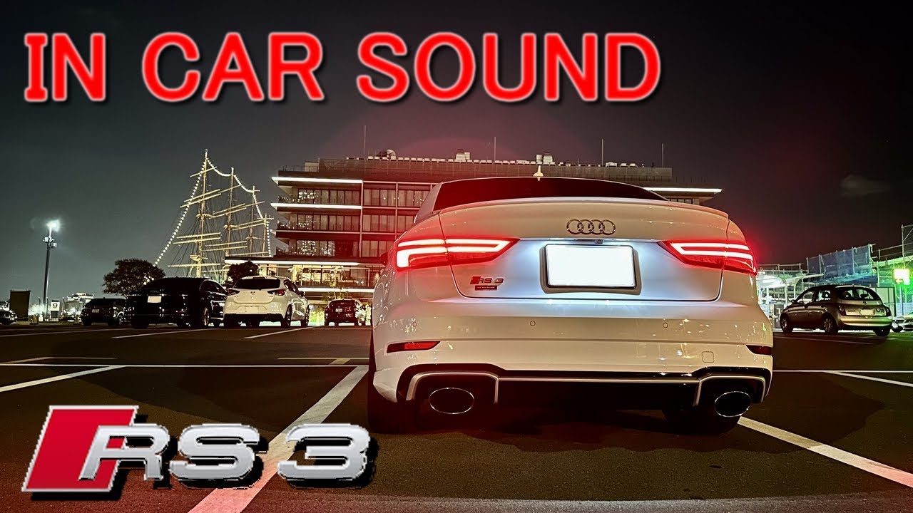 RS3 I5 sound / pops and bangs / stock exhaust