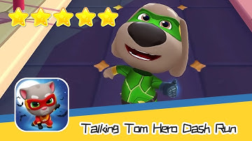 Talking Tom Hero Dash Run DAY 267 Walkthrough Endless runner Save the world Recommend index five sta