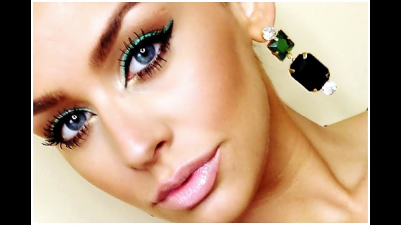 Pop Of Green Makeup Tutorial Carlibel55 YouTube