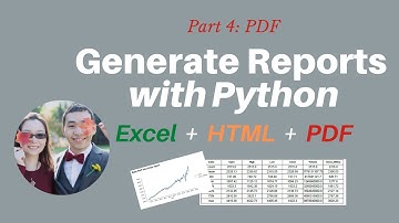 How to generate Reports with Python automatically - 4: PDF directly