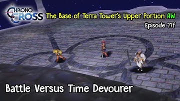 Chrono Cross PSX PS1 #77f Battle Versus Time Devourer HD