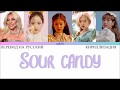 Lady Gaga - Sour Candy (ft. BLACKPINK) (ПЕРЕВОД НА РУССКИЙ) (COLOR CODED LYRICS)