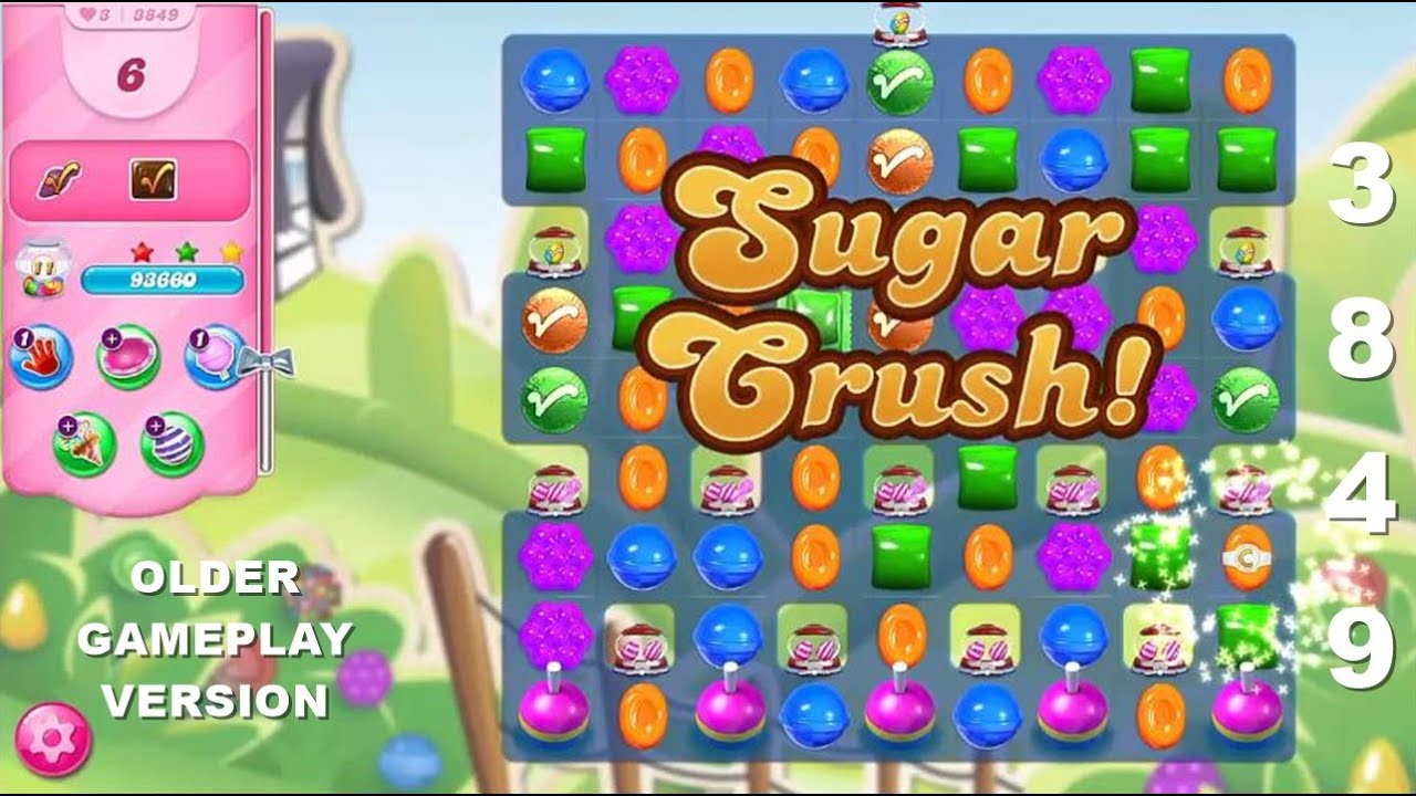 Candy Crush Saga 3849 3Star ⭐⭐⭐ Completed In 17 Moves YouTube