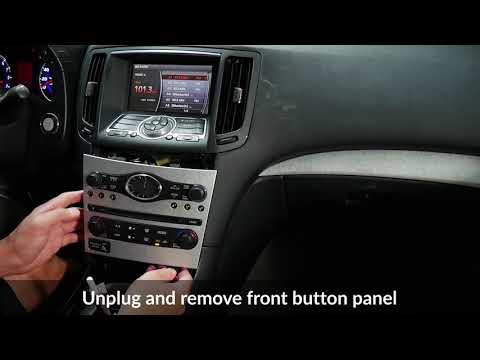 Infiniti G37 2009-2013 stereo removal and VLine NISK Installation - Part 1