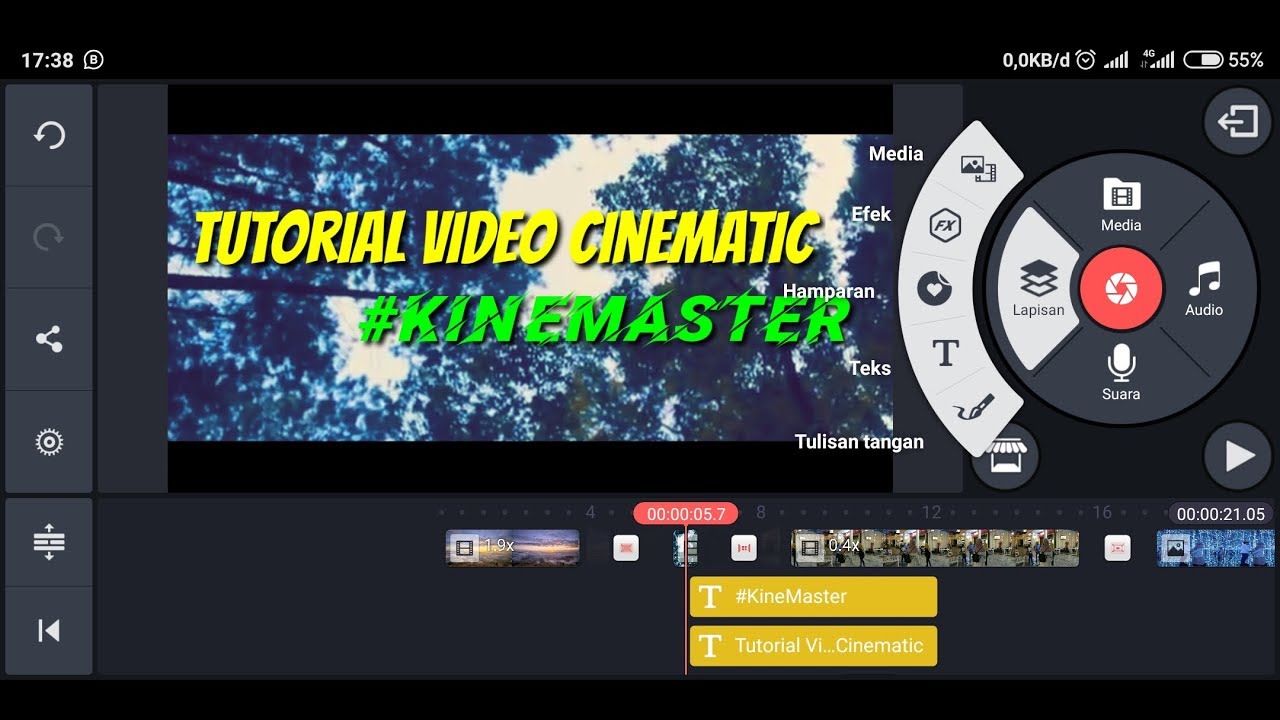 TUTORIAL CARA EDIT VIDEO CINEMATIC DENGAN APLIKASI KINEMASTER YouTube