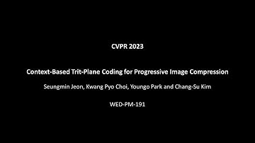 [2023 CVPR] Context-based Trit-Plane Coding for Progressive Image Compression
