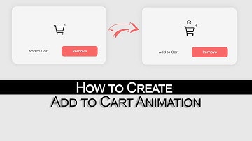 How to Create Add to Cart Animation HTML CSS JS