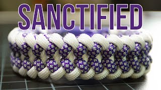 Wide Paracord Bracelet—Sanctified Weave
