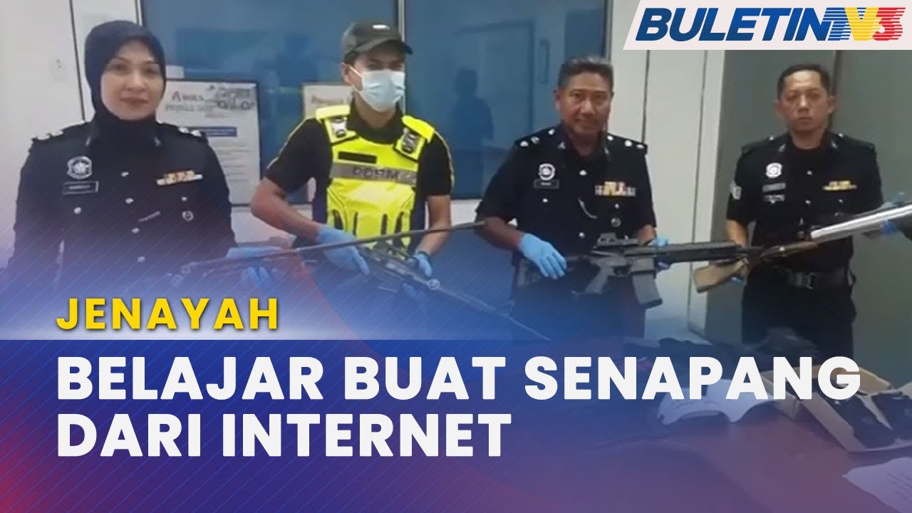 JENAYAH | 4 Ditahan, Senapang Angin Dan Pistol Dirampas