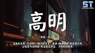 高明 - 赵乃吉『后来我发现 伤过的人 都沉默寡言，或者 嘻嘻哈哈 假装很乐观』【動態歌詞 | Lyrics】♫ ST Music Video Channel ♪