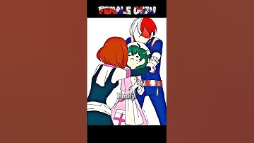Female Deku😹🤙🏻#anime #myheroacademia #mha #deku #bakugou #todoroki #memes #fyp #shorts