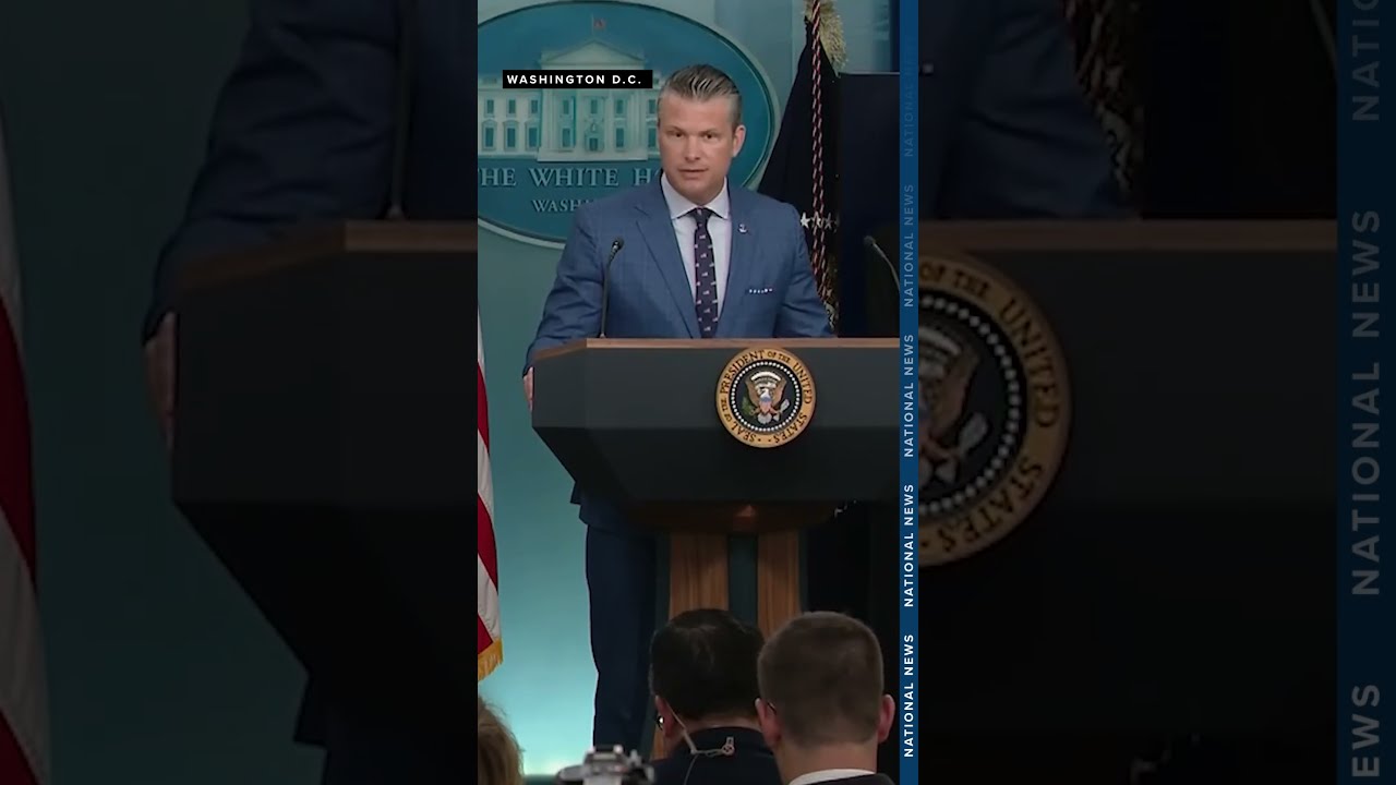 Defense Secretary Pete Hegseth Details DC Police Takeover Plan During Press Conference
