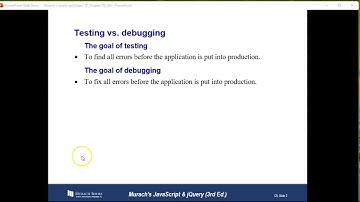 Video: Chapter 5 - Debugging PowerPoints