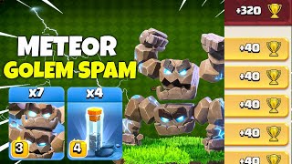 Enemy Base Gets WIPED👿! TH18 METEOR GOLEM Attack | Clash of Clans screenshot 5