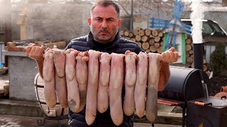 ГОВЯЖЬИ ГОРЯЧЕГО КОПЧЕНИЯ, языки.