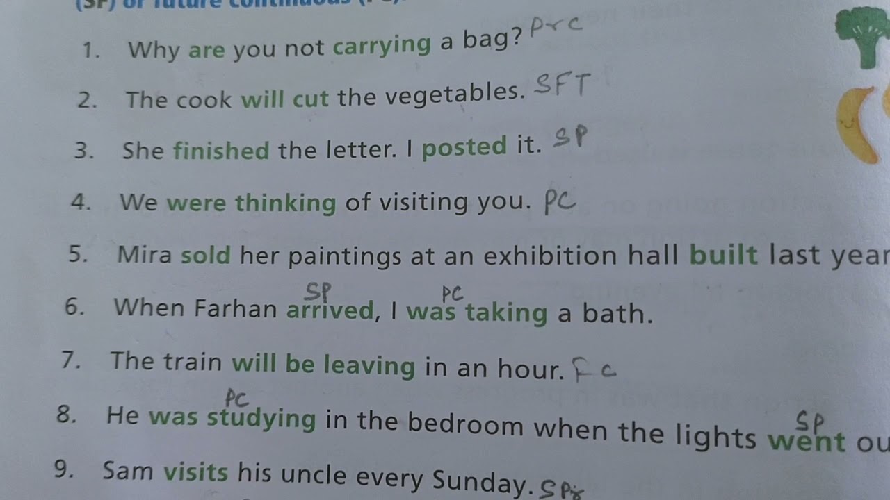 Climb with cornerstone(Gr) solution L8 class 7 Continuous Tenses YouTube