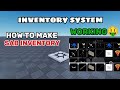 How to make Inventory System like Steal a Brainrot | Studio lite - Tutorial #studiolite