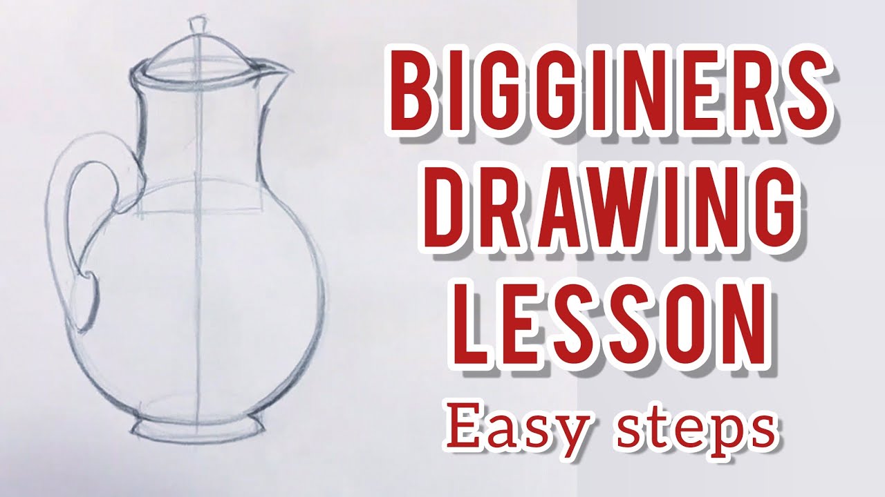 Initial drawing and shading lesson for bigginers. - YouTube