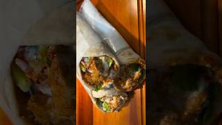 Pakistani street-style Chicken Tikka Shawarma at home 🤤🔥 #howtomake shawarma