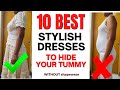 10 BEST Stylish Dresses To Hide Your Tummy INSTANTLY I How To Hide Belly Fat and Look Slim