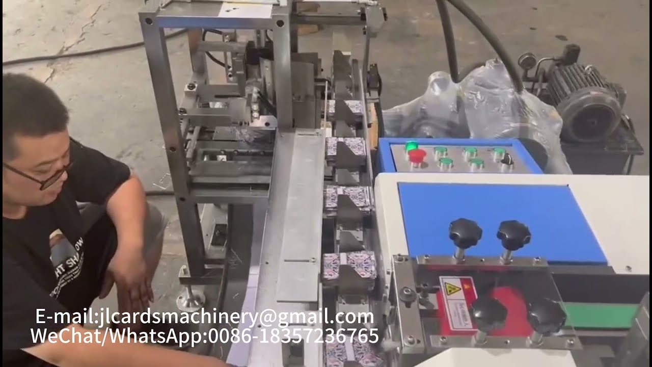 Electric Cut Card Machine Cards Slitter Collator