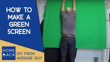 How to make your own green screen backdrop