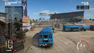 Wreckfest - Figure 8 School Bus Demolition Derby screenshot 4