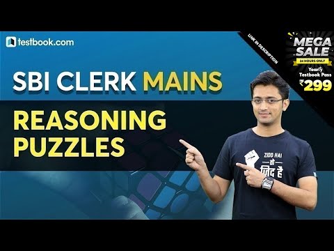 SBI Clerk Mains 2020 | Puzzle Reasoning Questions | Reasoning Tricks for SBI Clerk