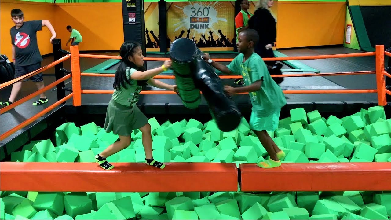 Jousting Fight on Balance Beam Who Wins and Who Falls Extreme Games Challenge YouTube