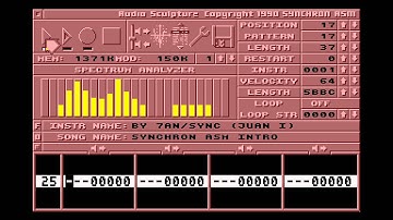 Synchron ASM Intro by 7an / Sync (Atari STe Audio Sculpture music) 1080p50