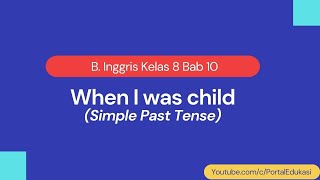 English Class 8 Material Chapter 10 Simple Past Tense