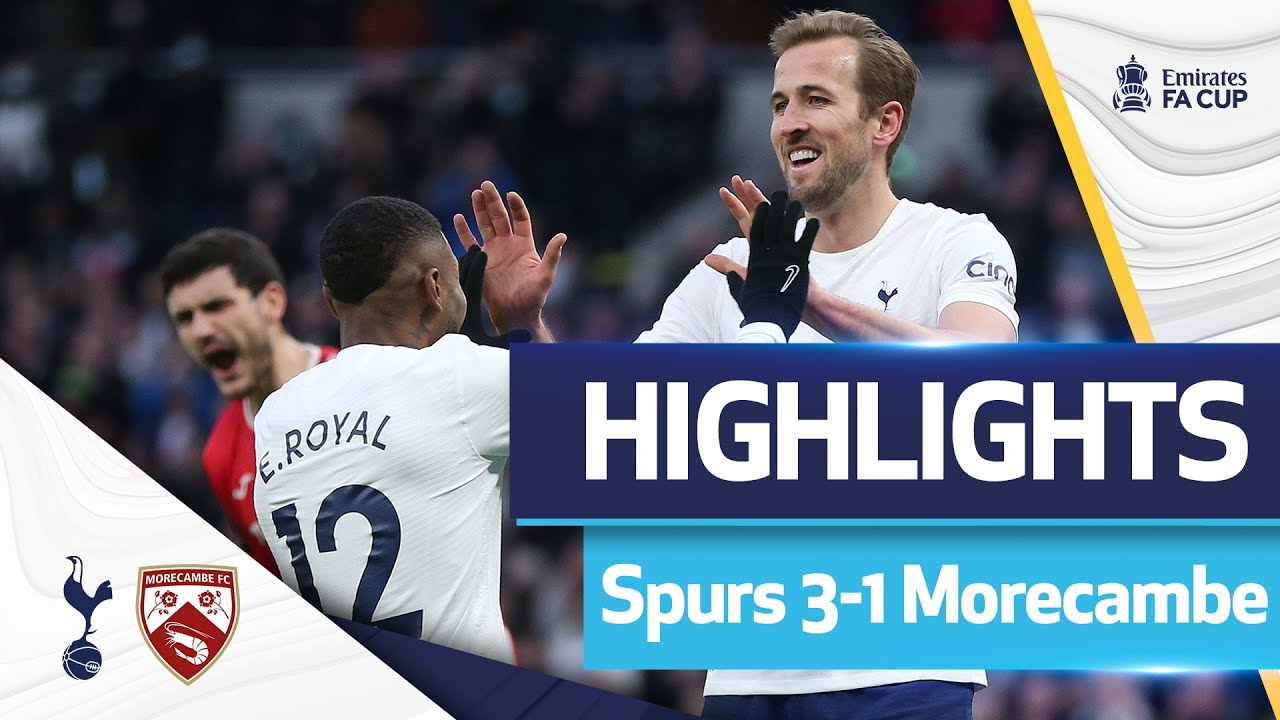 Winks WONDER GOAL! Did he mean it?! | HIGHLIGHTS | Spurs 3-1 Morecambe