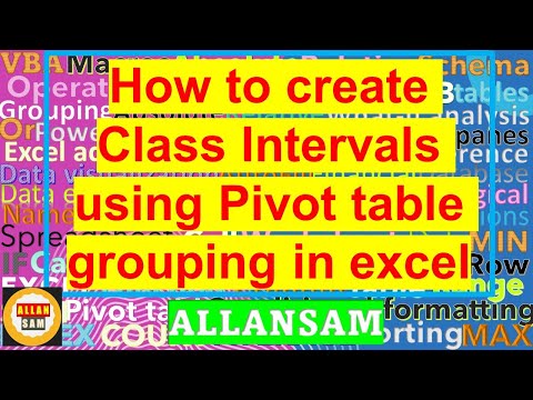 Video: Hur grupperar man data i intervall i Excel?