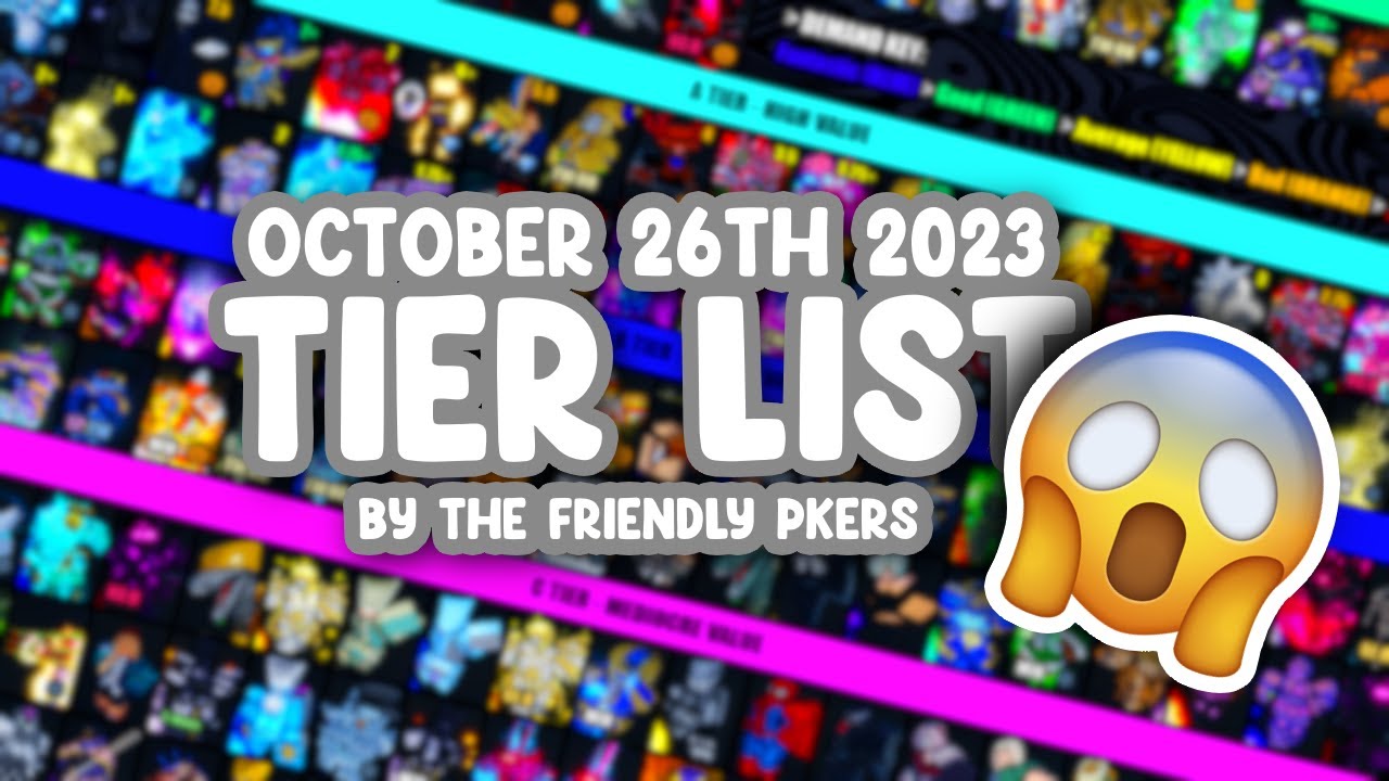 YBA] NEW OFFICIAL YBA SKIN TRADING TIER LIST (OCTOBER 2023) 