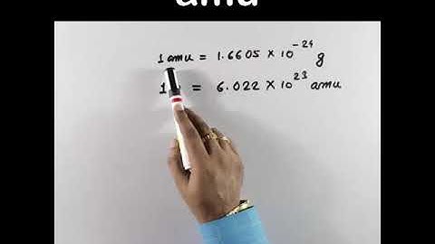 What is amu || amu & gram || Class 9 chemistry