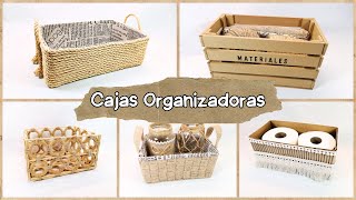 5  CAJAS Organizadoras con RECICLAJE - Ecobrisa