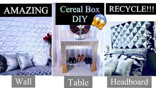 AMAZING RECYCLING IDEAS WITH CEREAL BOXES!!!