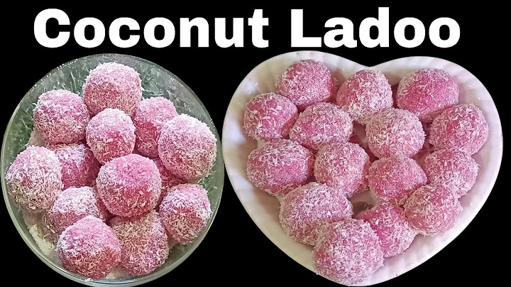 Colourful Coconut Ladoo | Instant Coconut Laddoo | Rongali Bihu Special Nariyal Laddu Recipe