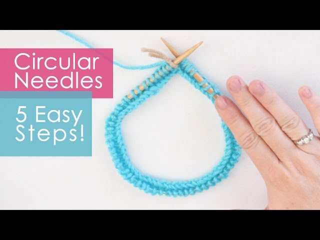 How to Use Long Circular Knitting Needles to Knit a Blanket — Fifty Four  Ten Studio