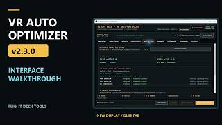 VR Auto-Optimizer v2.3.0 | Full Interface Walkthrough + Display / DLSS screenshot 1