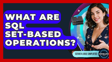 What Are SQL Set-based Operations? - Server Logic Simplified