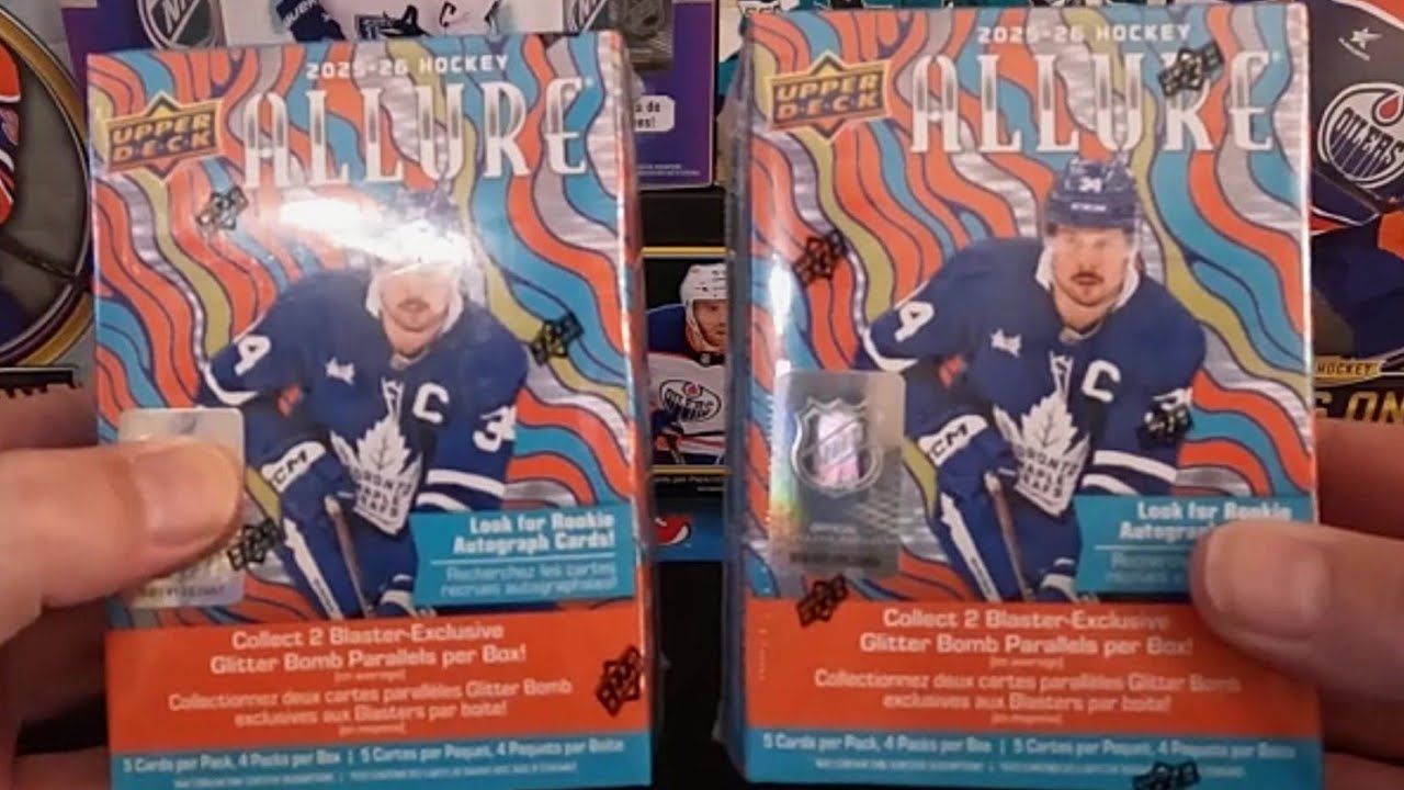 LAST PACK MAGIC AUTO!   2025-26 ALLURE BLASTERS UPPER DECK HOCKEY CARDS